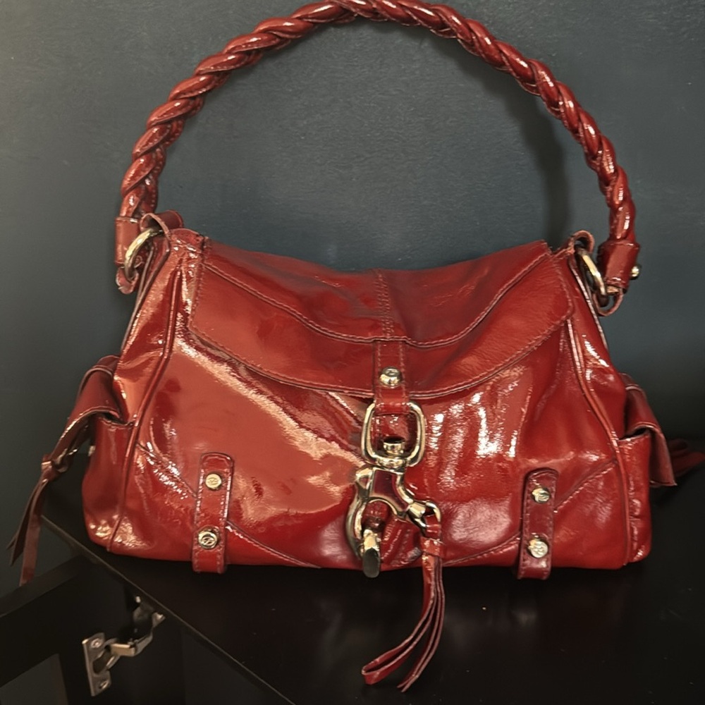 Red Leather Women's Bag